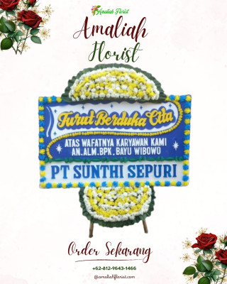 Papan Bunga Duka di Balate Jaya