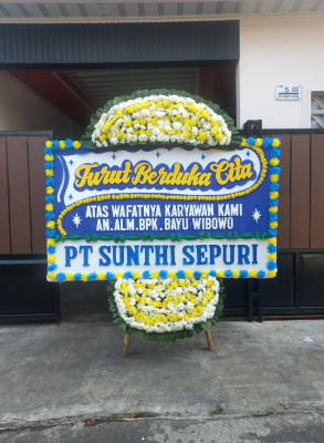 Papan Bunga Duka di Balate Jaya