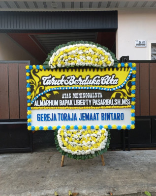 Papan Bunga Duka di Balate Jaya